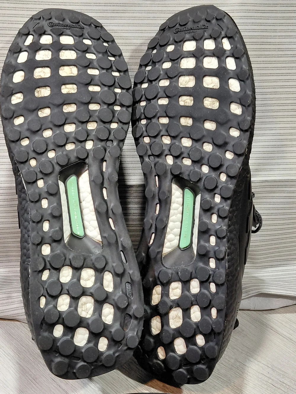 adidas Men’s Ultra Boost 1.0 Athletic Shoes — Black Grey Laces SIZE 12.5